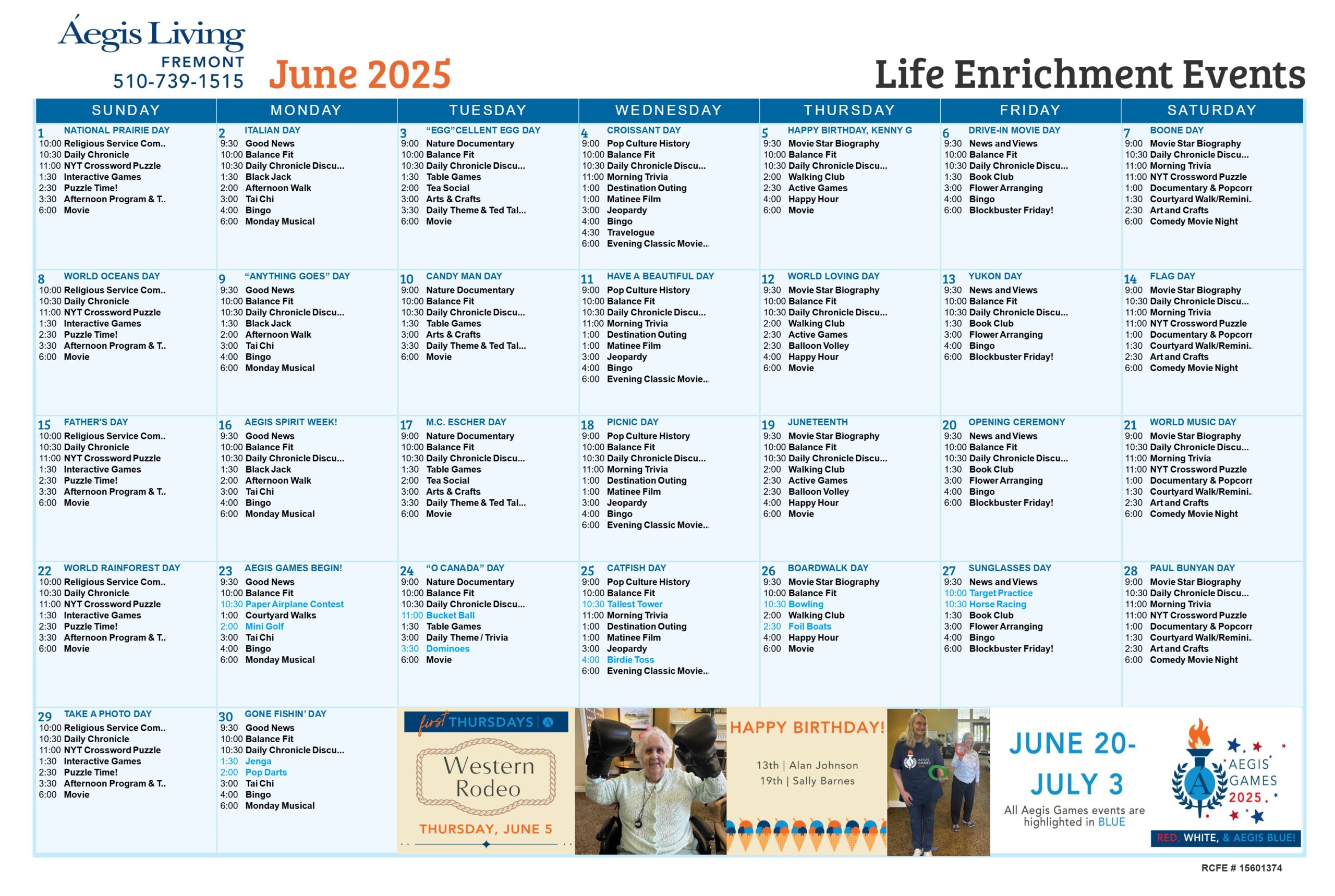 Activity Calendar Image