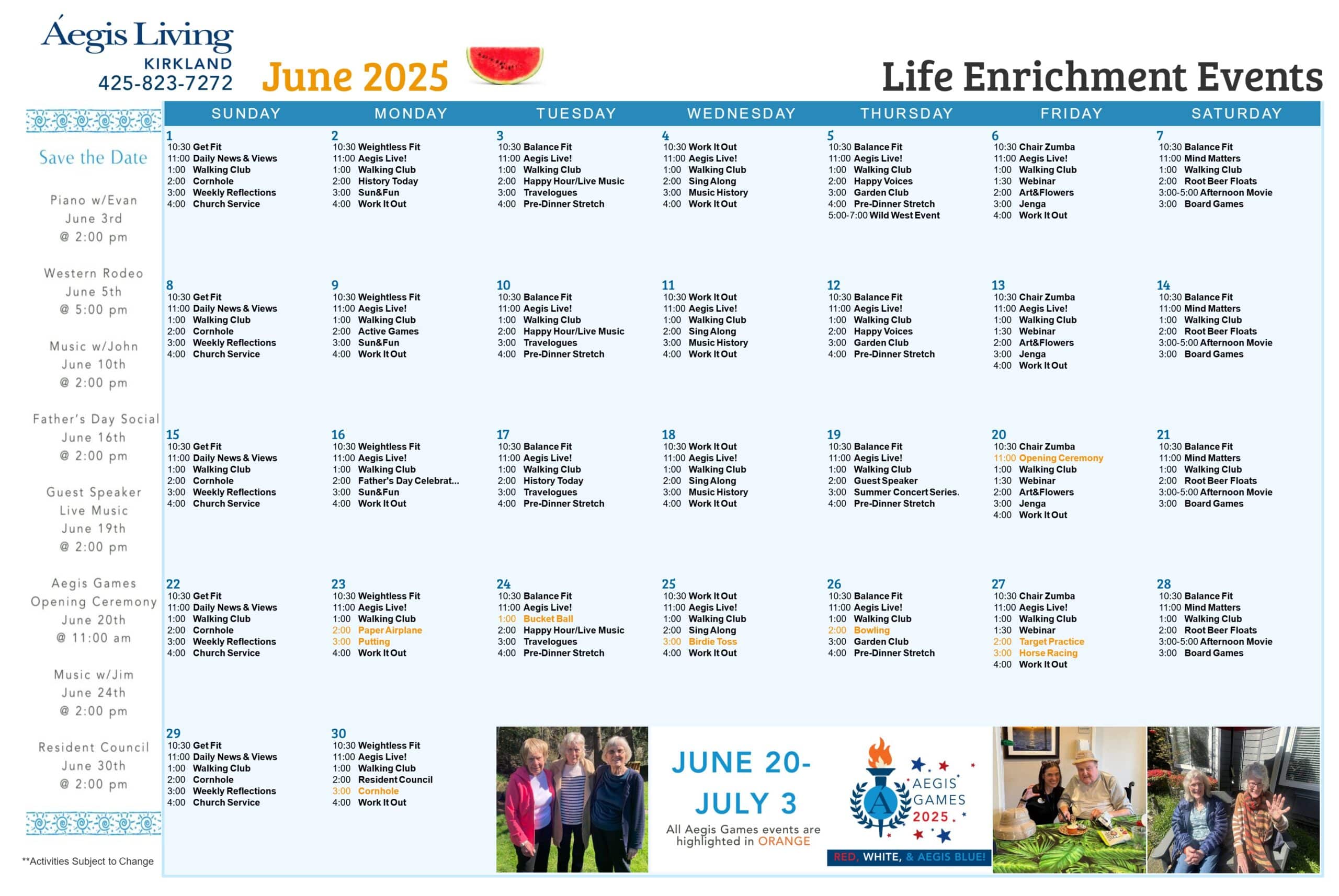 Activity Calendar Image
