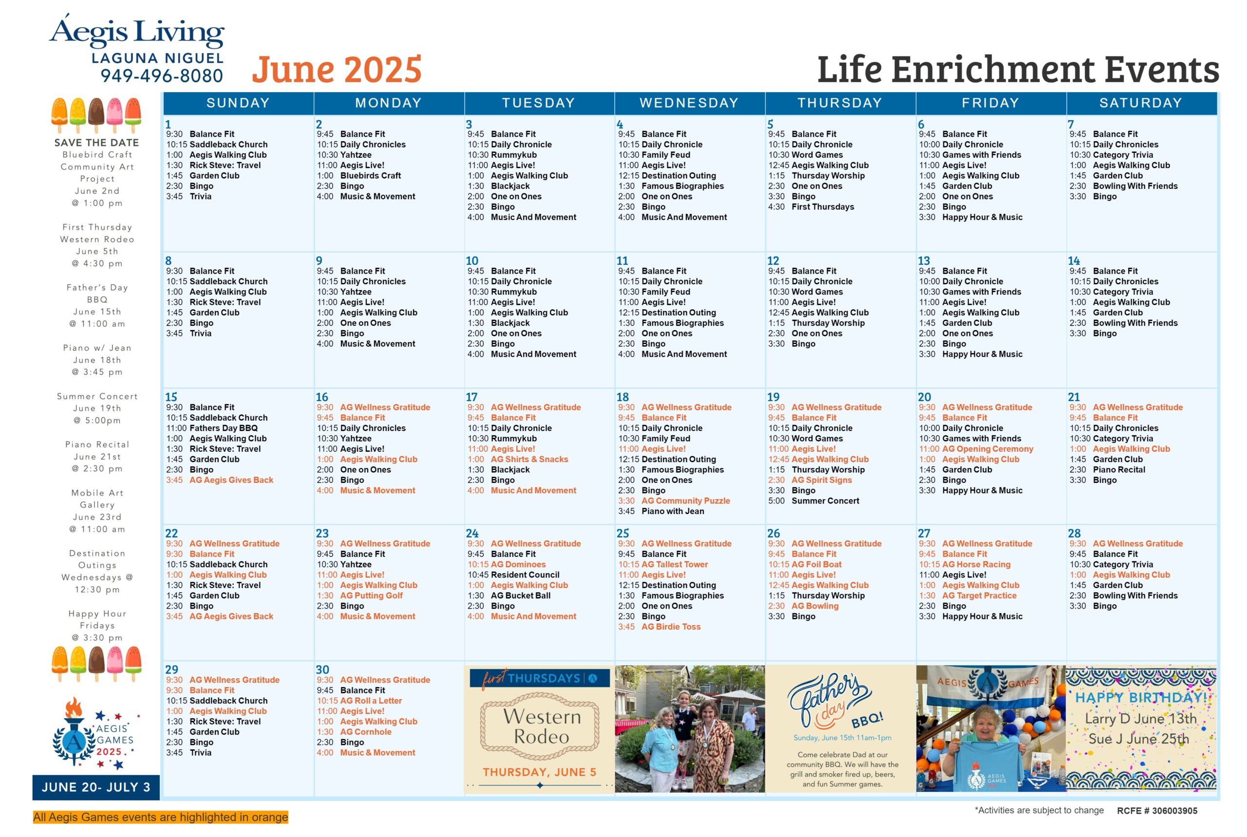 Activity Calendar Image