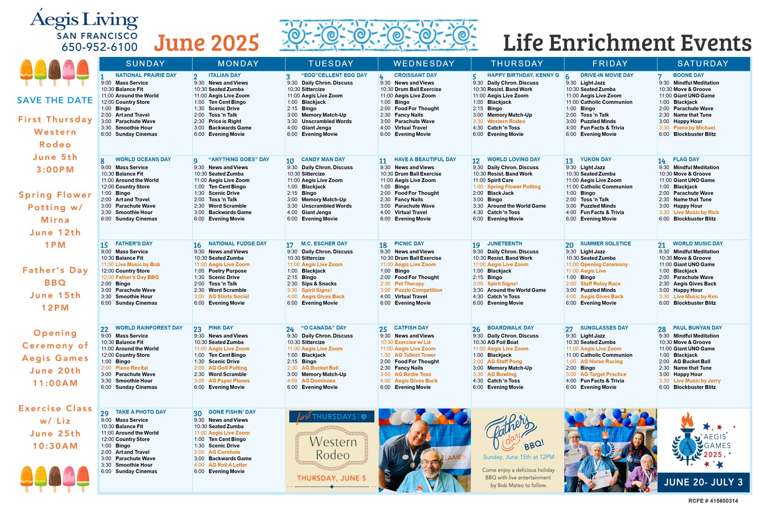 Activity Calendar Image