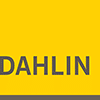 Dahlin logo on yellow background