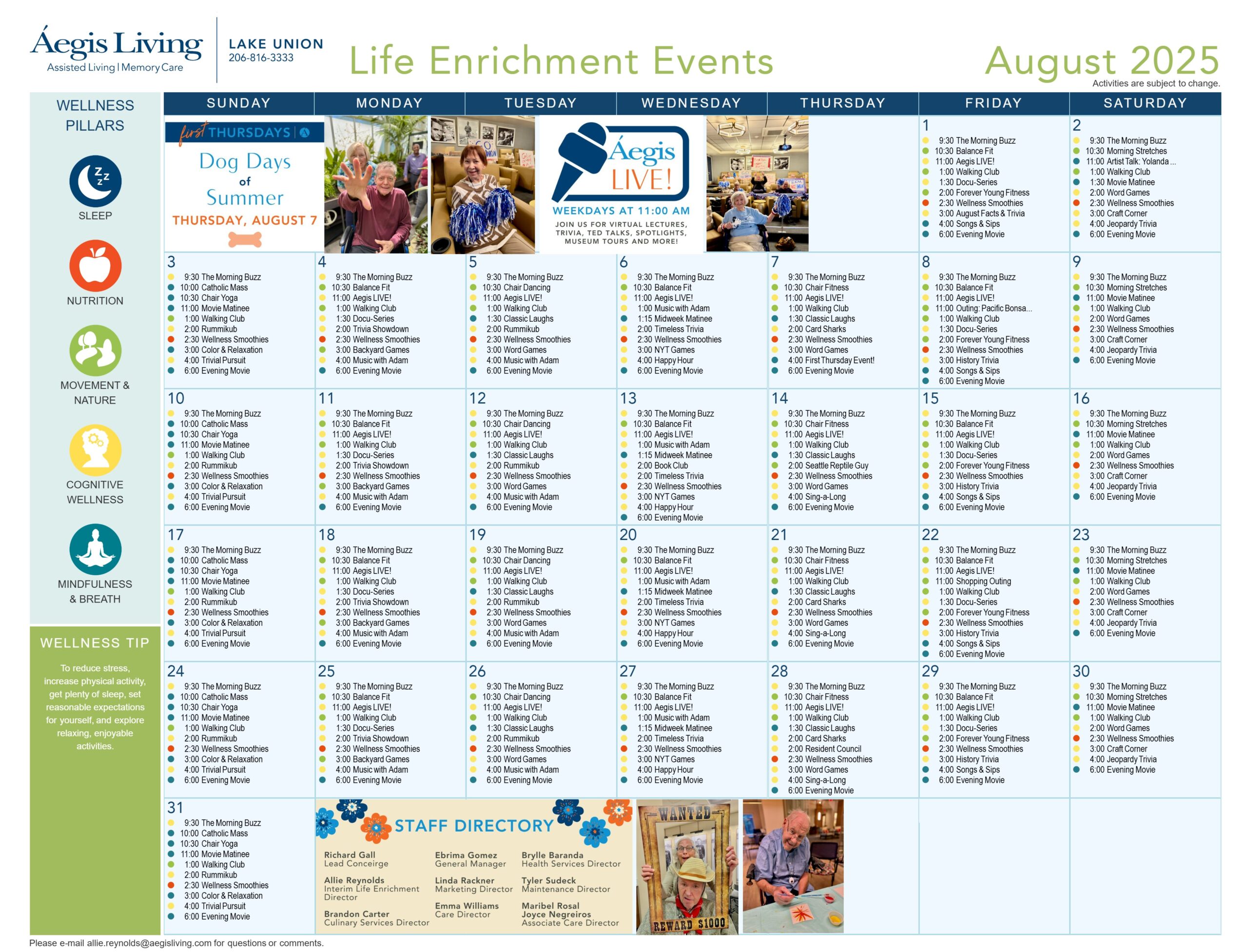 Activity Calendar Image