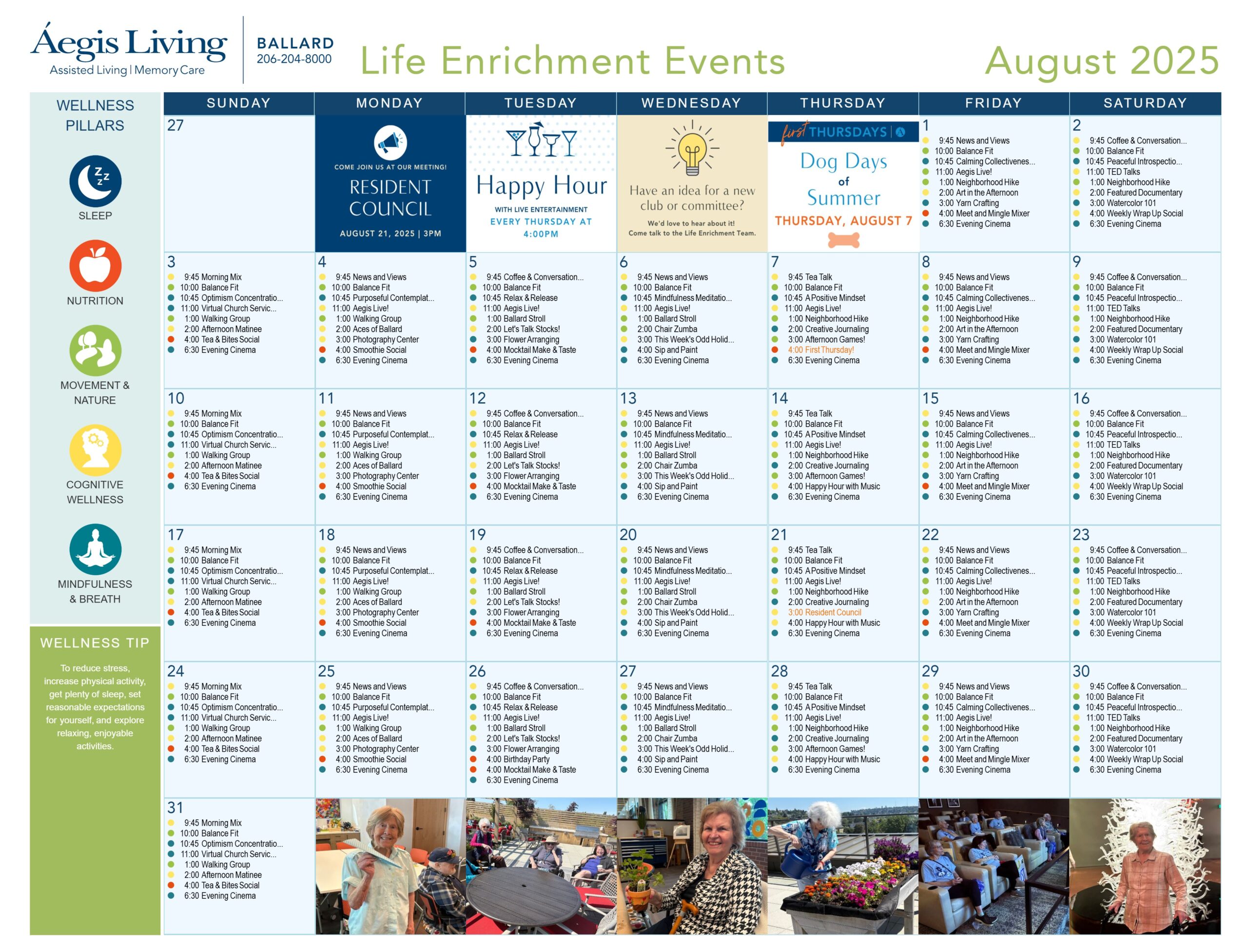 Activity Calendar Image