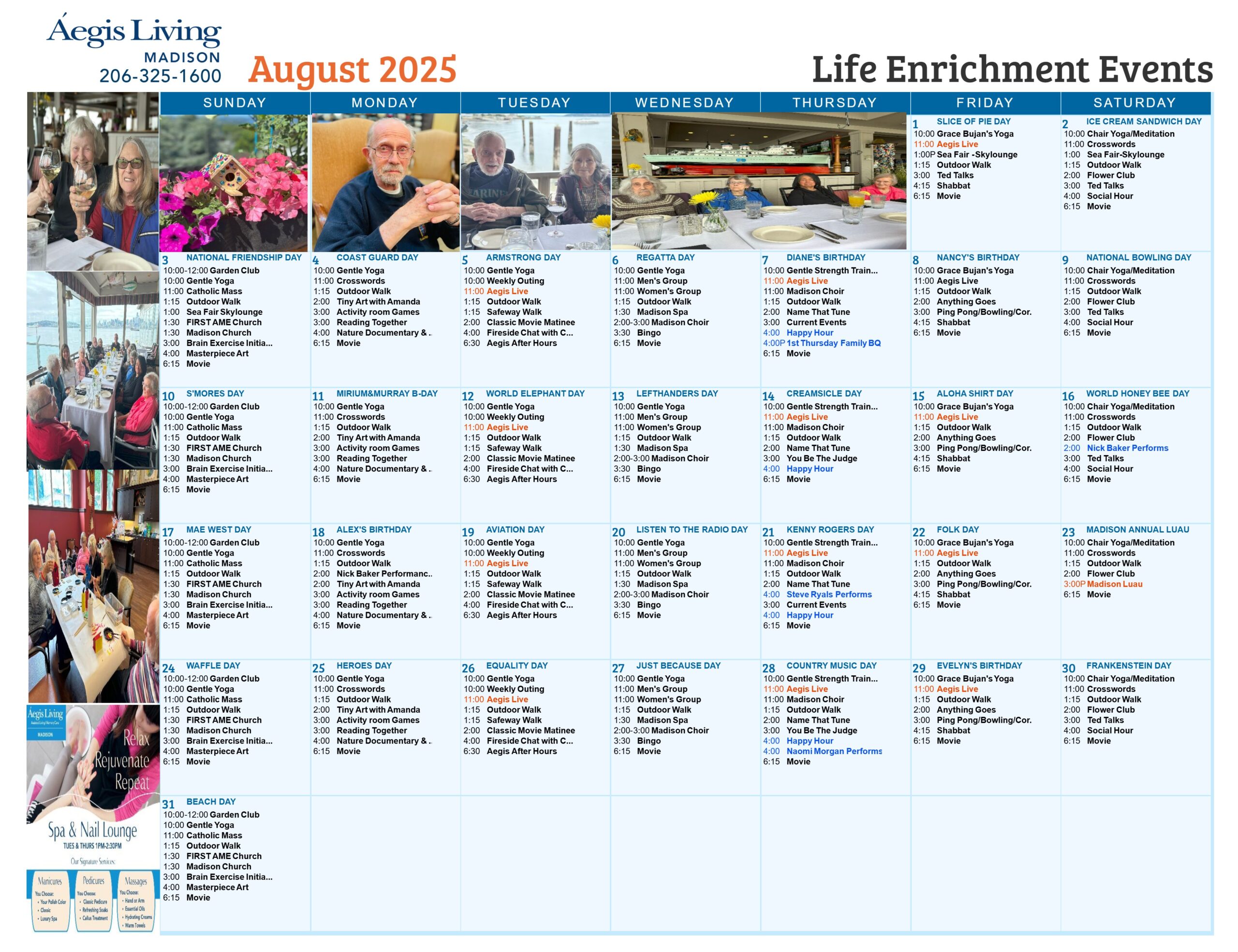 Activity Calendar Image