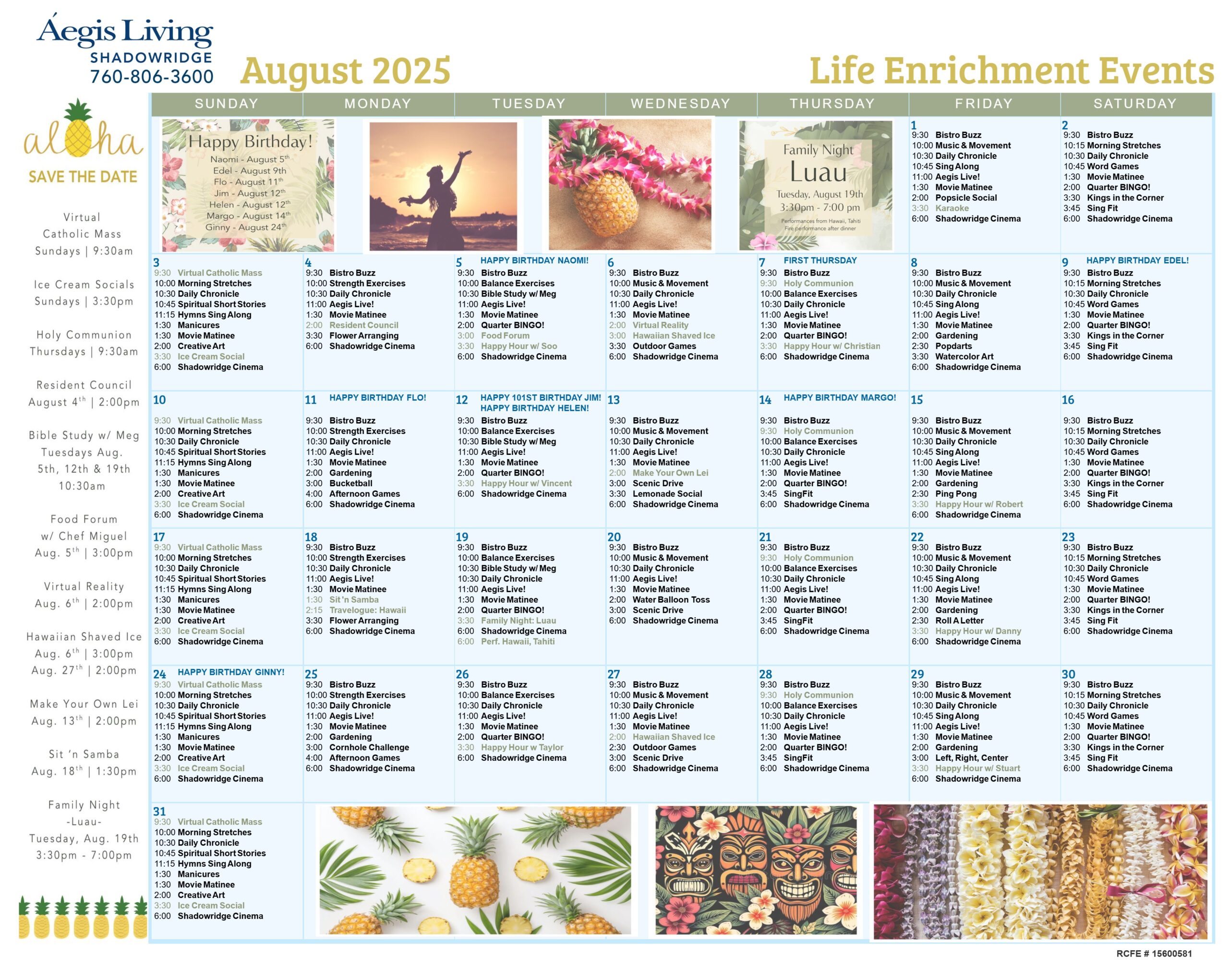 Activity Calendar Image